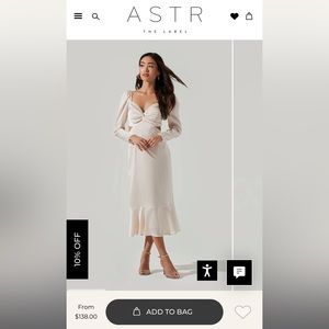 ASTR the Label Lainie Midi Dress